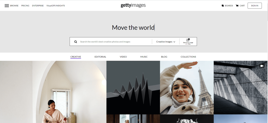 Getty Images to sell money online
