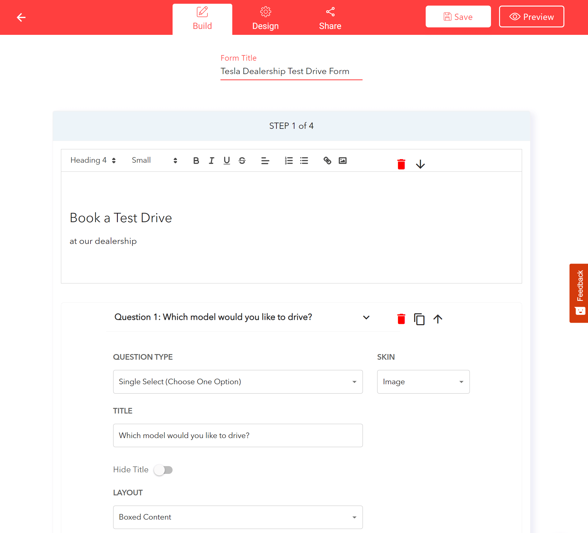 LeadGen App online form builder