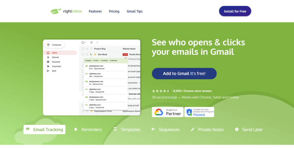 email tracking tool